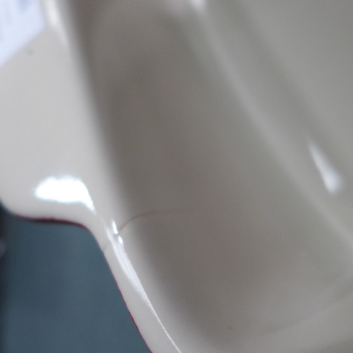 3286 - Crockpot Oven Dish 2Pce Red   (249-814)  * This lot is subject to vat