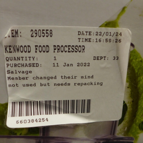 3289 - Kenwood Food Processor  Multipro   (249-806)  * This lot is subject to vat