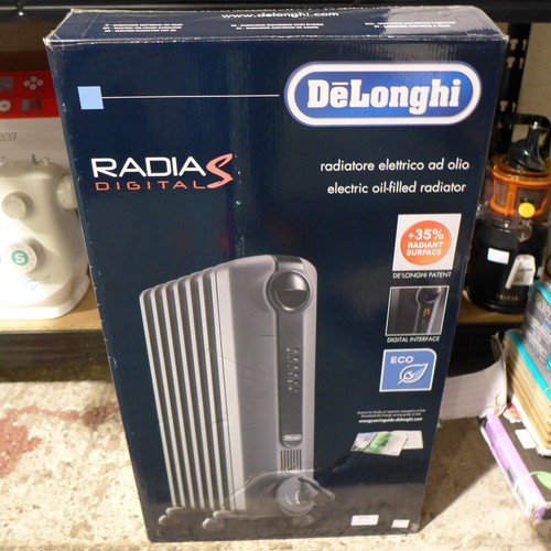 3219 - Delonghi Oil Filled Grey Radia-S (247-692) * This lot is subject to vat