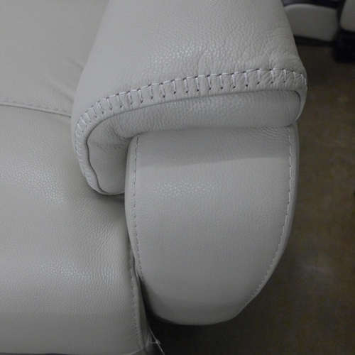 1574 - Kuka Barrett 2 Seater Light Grey Power Recliner , RRP £1166.66 + vat (4097-17)  * This lot is subjec... 