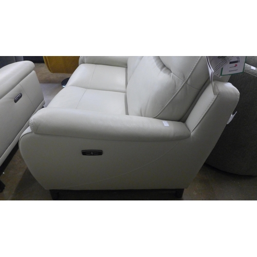 1574 - Kuka Barrett 2 Seater Light Grey Power Recliner , RRP £1166.66 + vat (4097-17)  * This lot is subjec... 