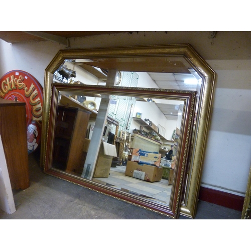 419 - Two gilt framed mirrors