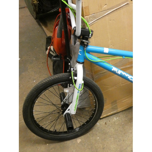 2077 - X-Rated blue BMX bike