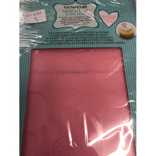 2340 - 20 x Assorted unused Kitchencraft cake lace icing mats. RRP £7:99 per mat