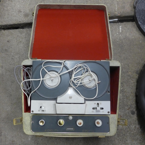 2344 - BSR reel to reel tape recorder