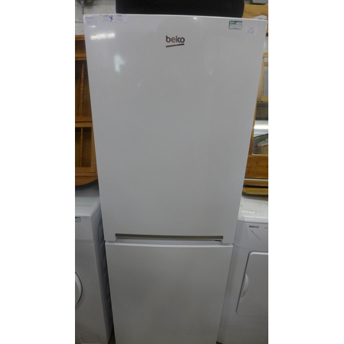 2377 - Beko 60/40 white fridge freezer, purchased May 2021 for £279, extremely light use.