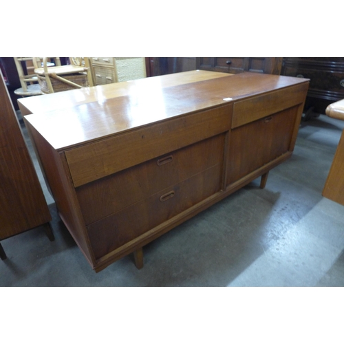 110 - A teak sideboard