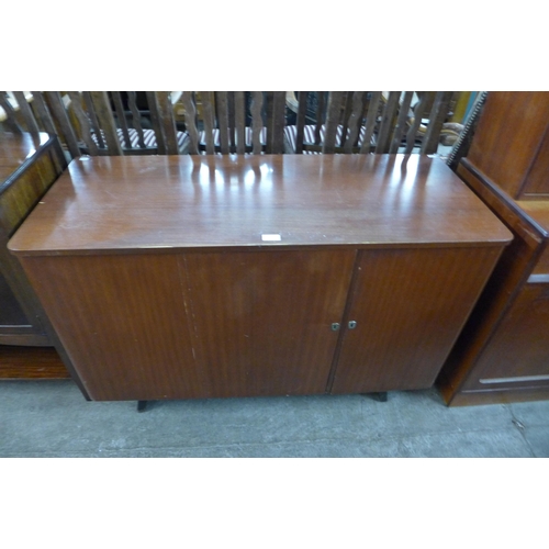 116 - A teak home office desk