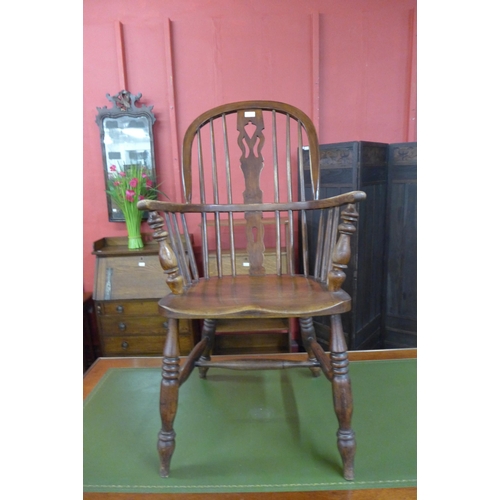 2 - A 19th Century elm and beech Windsor chair