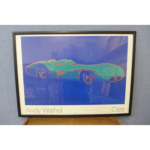 367 - A pair of Andy Warhol prints, Cars, framed