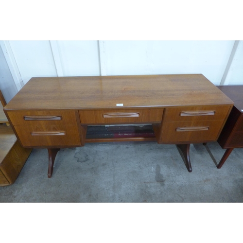 63 - A G-Plan Fresco teak desk