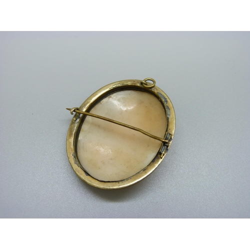 1026 - A cameo brooch