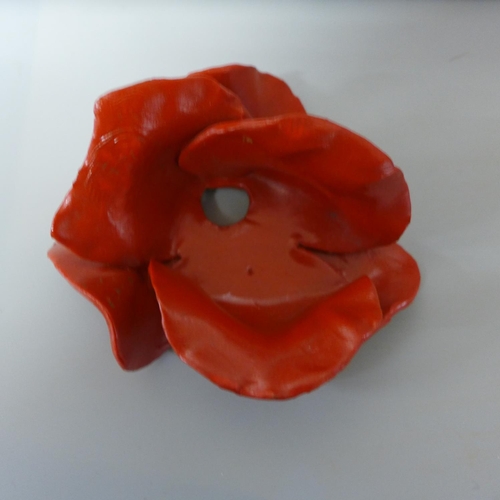 691 - A limited edition Paul Cummins Ceramics WWI Remembrance Poppy