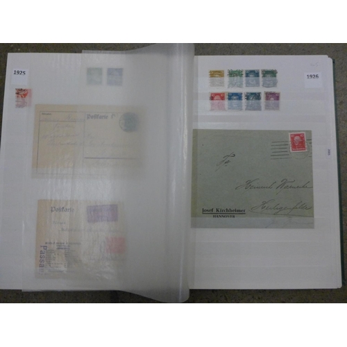 710 - Stamps; German stamps and postal history, 1880's to 1945