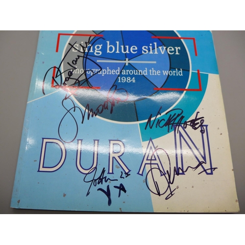 742 - Pop music: Duran Duran autographed tour programme, 1984