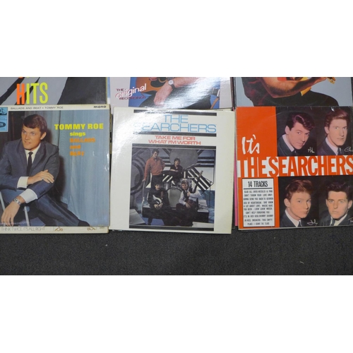 776 - 1950's-1970's rock n roll LP records, Johnny Preston, The Shadows, Jack Scott, The Ventures, Billy J... 