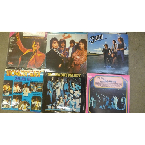 794 - A collection of twenty-two LP records, rockabilly and rock n roll; The Rapiers, Cruisin' Rupert, The... 