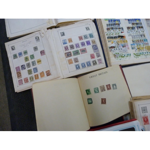 796 - A collection of stamps in eleven albums, early 20th Century onwards, used and mint