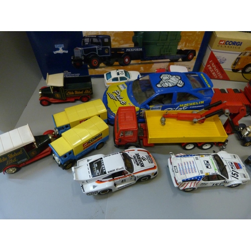 799 - A collection of boxed and other Corgi die-cast model vehicles