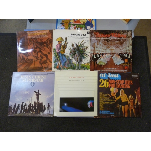 810 - A collection of thirty LP records including Children's TV shows