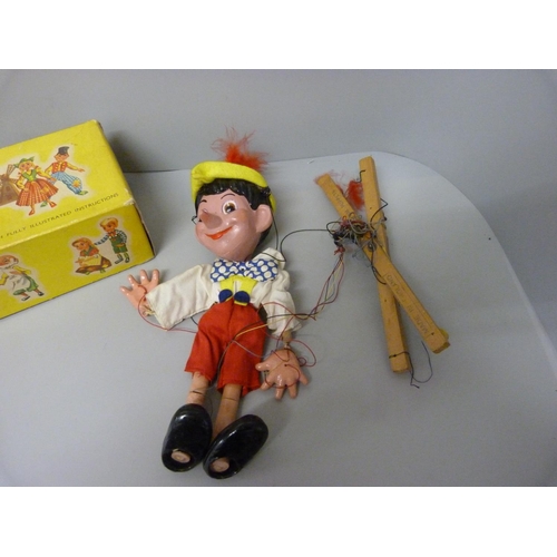 867 - A Pelham puppet, 1962 Pinocchio