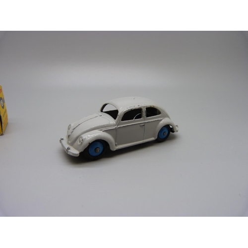 881 - A Dinky Toys 181 Volkswagen Beetle, boxed