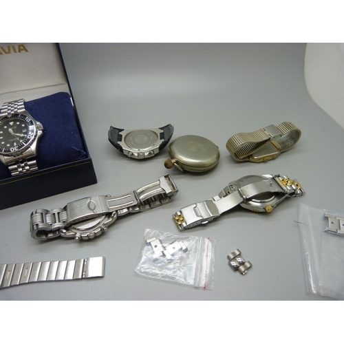 955 - An Avia wristwatch and other watches