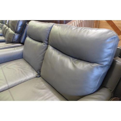 1646 - Kuka Barrett 2 Seater Light Grey Power Recliner     ,  Original RRP £1166.66 + vat  (4096-14)  * Thi... 