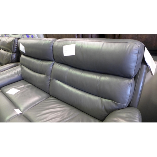 1647 - Fletcher 3 Seater Leather Power Recliner , Original RRP £1083.33 + vat  (4096-1)  * This lot is subj... 