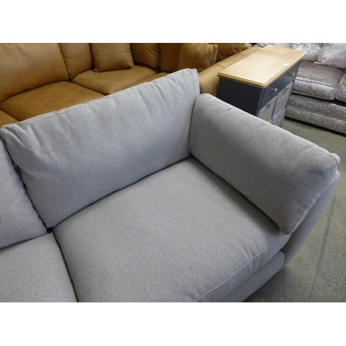 1654 - An Estate Ashley oatmeal fabric three seater sofa RRP £699