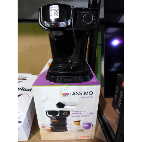 3030 - Bosch Tassimo Myway Brita Coffee Machine (247-209)  * This lot is subject to vat