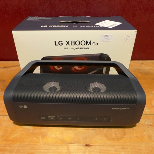 3098 - LG Pn7 Xboom go Wireless Speaker , Original RRP £114.99 + Vat     (247-100)  * This lot is subject t... 