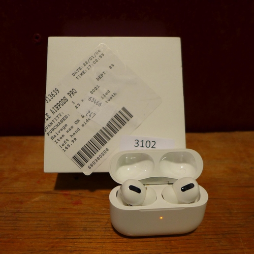 3102 - Apple Airpods Pro (MWP22ZM/A) , Original RRP £189.99 + Vat          (247-94)  * This lot is subject ... 