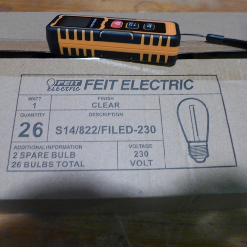 3111 - Alltrade Laser Distance Meter with LED Bulbs   (247-93)  * This lot is subject to vat