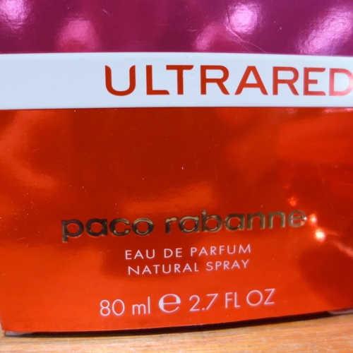 3116 - Paco Rabanne Ultrared Perfume  (247-338)  * This lot is subject to vat