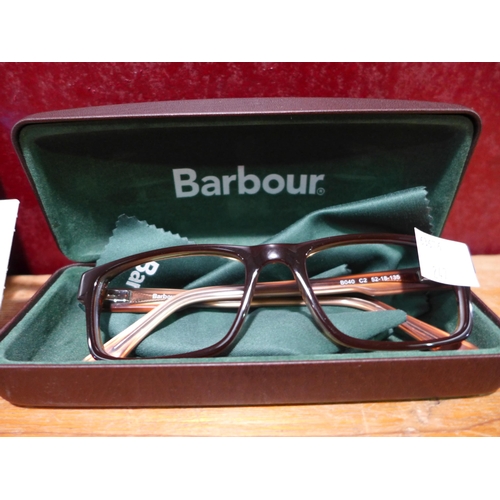 3130 - Barbour B040 Brown Plastic Glasses  and HP 301 Black Ink Cartridge  (247-162,178)  * This lot is sub... 