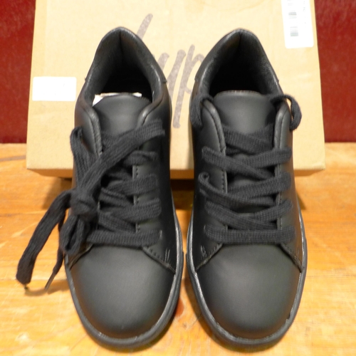 3167a - A pair of child's black Hype trainers, size 12