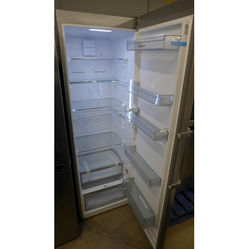 1517 - Sharp SJ-Lc31Chxif Inox  380L Tall Larder Fridge   ,Original RRP £416.66 + vat (4093-24) * This lot ... 