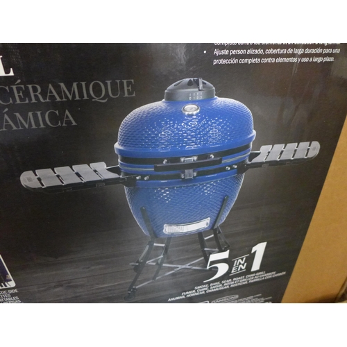 1542 - 24  Kamado Grill Blue Rtv Inc Cover - factory sealed      , Original RRP £608.33  ( 4091-3)  * This ... 