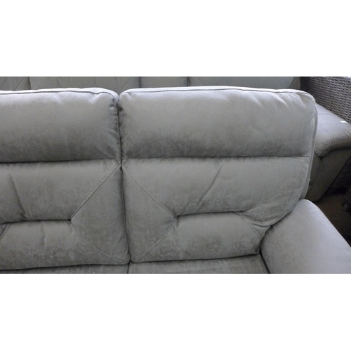 1567 - Kuka Fabric 3 Seat Sofa Power Recliner Km.C012, Original Rrp £999.91 + Vat  (4092-4) * This Lot Is S... 