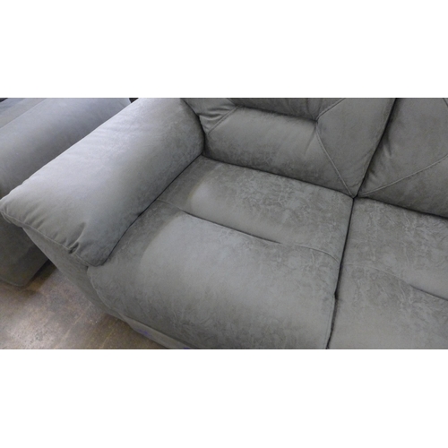 1567 - Kuka Fabric 3 Seat Sofa Power Recliner Km.C012, Original Rrp £999.91 + Vat  (4092-4) * This Lot Is S... 