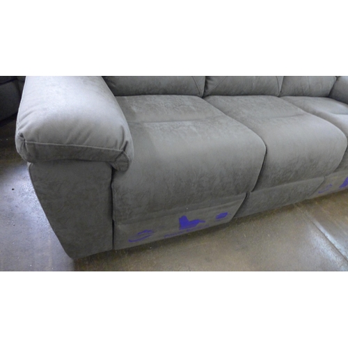 1567 - Kuka Fabric 3 Seat Sofa Power Recliner Km.C012, Original Rrp £999.91 + Vat  (4092-4) * This Lot Is S... 