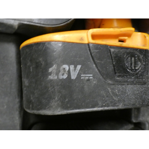 2021 - JCB 18V cordless drill - 2 batteries, charger & case