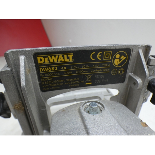 2023 - DeWalt 110v angled biscuit cutter - W