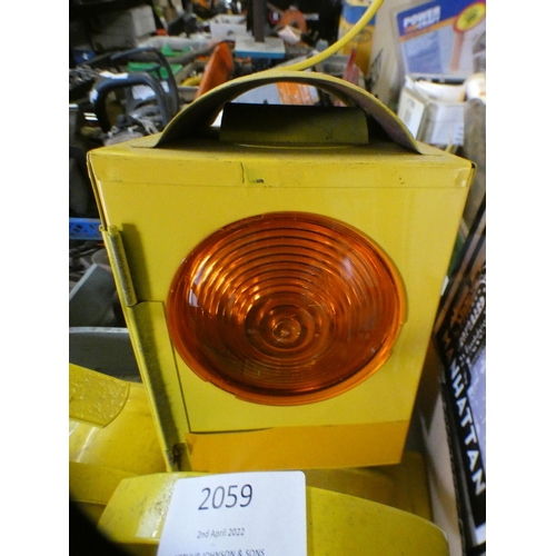 2059 - 3 Paraffin-lit site lights