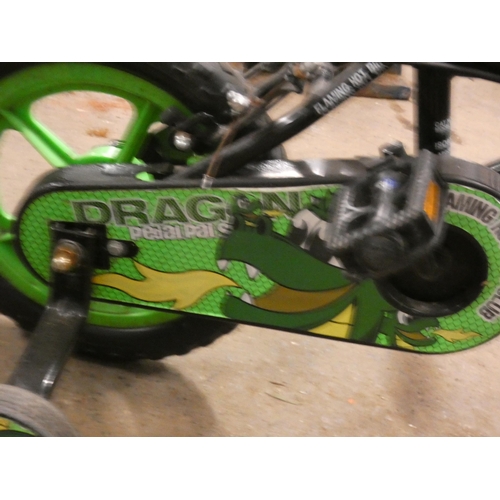 2076 - Pedal Pals Dragon child's bike