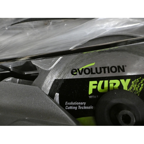 2111 - Evolution Fury 4 TCT circular saw in box