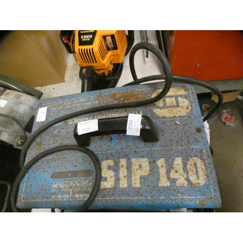 2151 - Sip 140 welder, 240v with mask