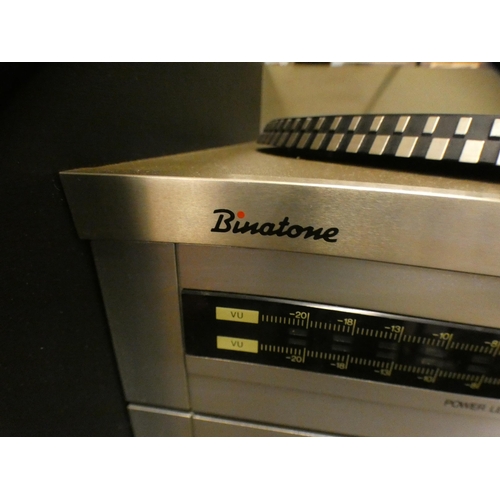 2180 - Vintage Binatone hi-fi unit in cabinet