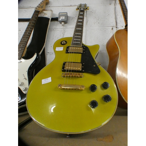 2276 - Legacy yellow/gold gloss lacquer finish electric guitar